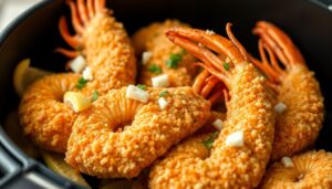 Camarão Empanado na Air Fryer