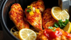 Filé de Frango ao Limão na Air Fryer: Uma Explosão de Sabor e Praticidade