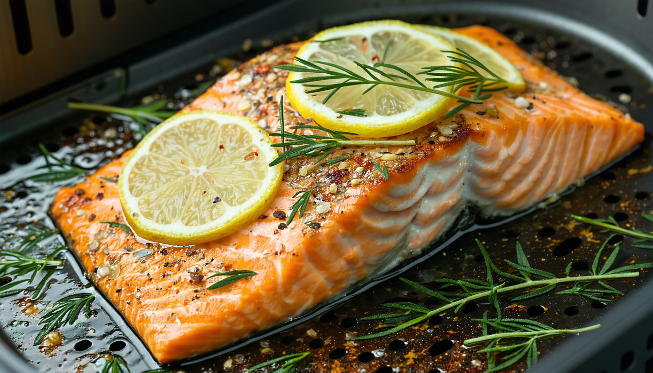 Salmão Suculento na Air Fryer
